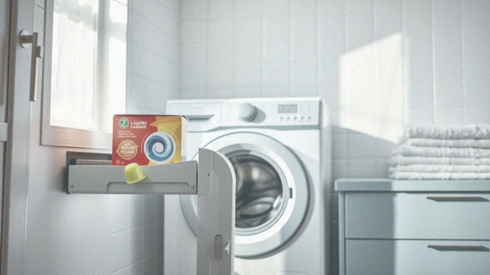 Jakie są zalecenia dotyczące dozowania kapsułek do prania?