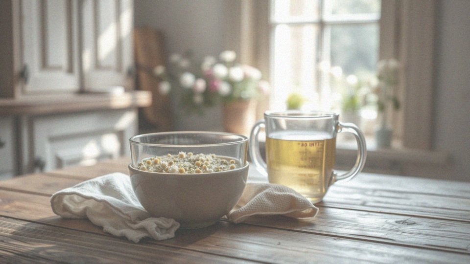 Jak przygotować płukankę do włosów z rumianku lub lipy?