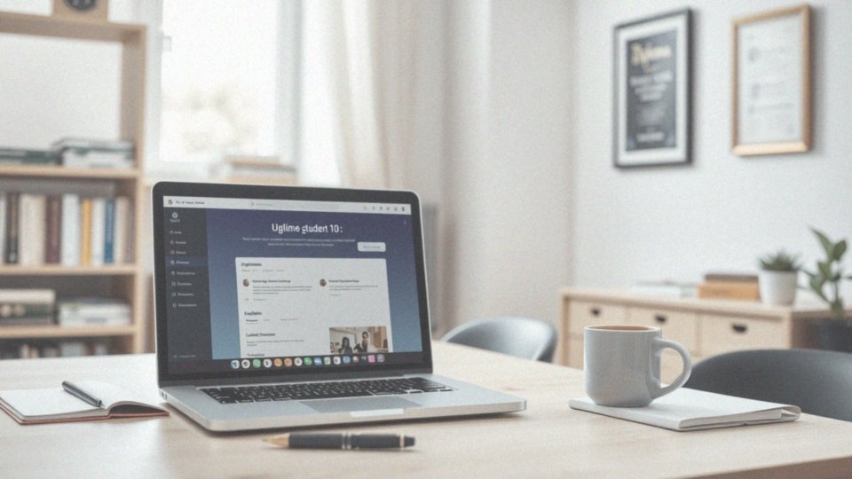 Jak studenci korzystają z panelu studenta na platformie online?