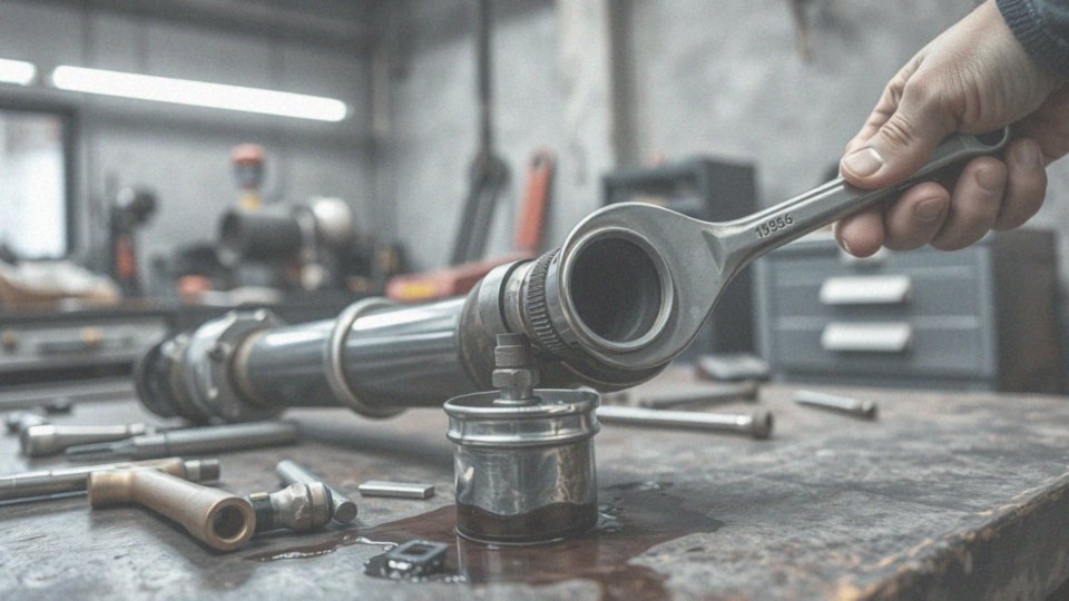 Jak odkręcić przewody i wypuścić powietrze z siłownika hydraulicznego?